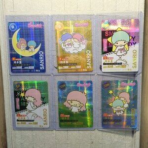 Sanrio Twin Star Wave 6 Booser Set - 6 Piece With Top Load Sleeve